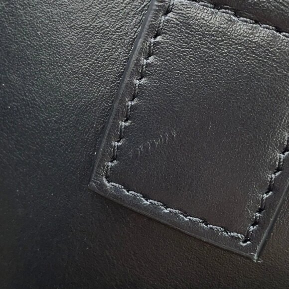 CELINE Triomphe Vertical Cabas Tote Size Large PVC/Leather Black 190972 - Picture 5 of 13